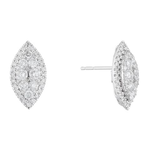 ernest jones diamond earrings|ernest jones diamond cluster earrings.